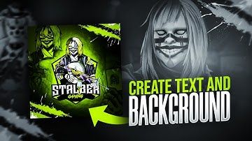 How To Make Mascot Logo On Android || Mascot logo text and background