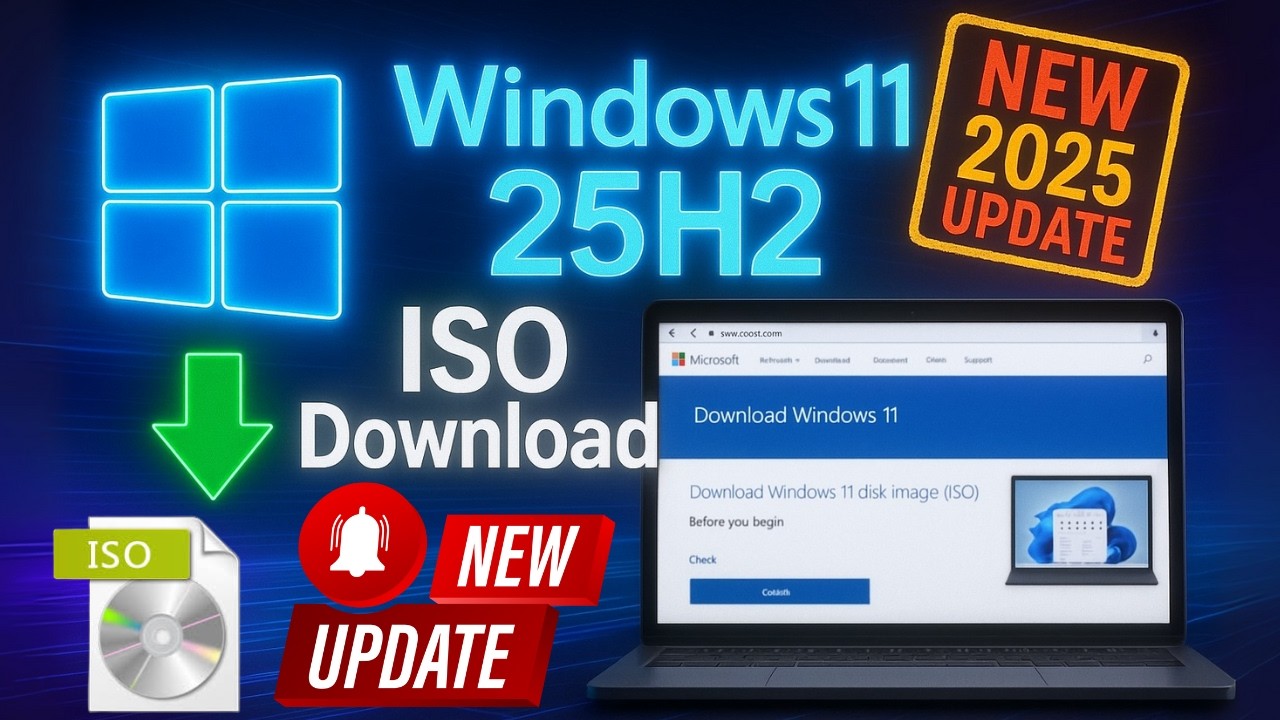 How to Download Windows 11 25H2 Official ISO - YouTube