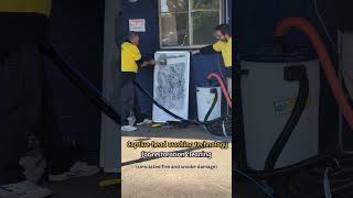 Captive-head cleaning demo at the RIA NSW State Meeting #firedamagerestoration #mouldremoval