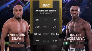 ANDERSON SILVA vs. ISRAEL ADESANYA - Middleweight Title (CSG Fight Night 11)