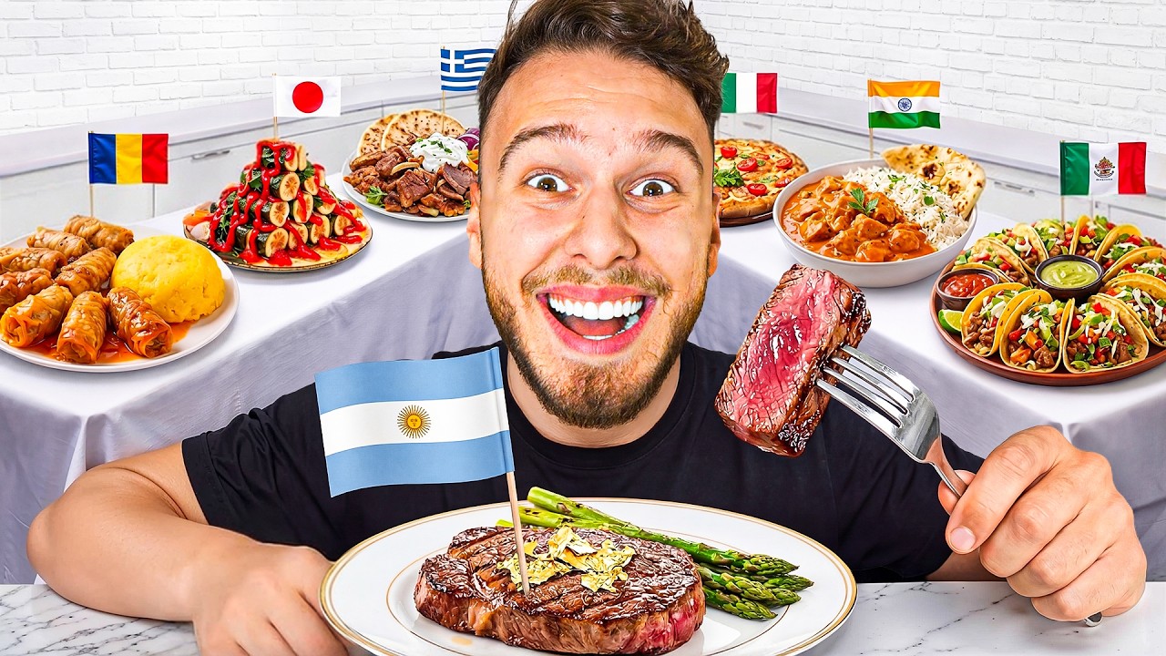 Mănânc Cea Mai Populară Mâncare Din Fiecare Țară !