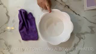 Experiment: changing shapes of an object by different forces.