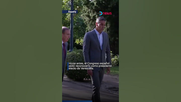 Pedro Sánchez se reunió con Edmundo González en Madrid