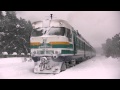 Дизель-поезд ДР1А в снегу / DR1A in the snow