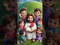 बच्चों के साथ यीशु✝️यीशु की प्रार्थना🙏 Jesus New Video #ytshorts Jesus Short Video Christian Video