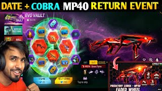 COBRA MP40 RETURN KAB AAYEGI| COBRA MP40 RETURN RING EVENT| EVO M1887 RETURN|DRACO AK47 RETURN EVENT