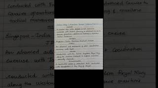 Indian Navy Maritime Domain Defence Exercise / Science and Technology Defence UPSC Notes