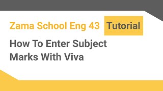 How to enter subject marks including viva marks |School ‎Management Software| |ENG Version|‎ screenshot 1