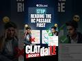 CLAT 2027 Reading comprehension #readingcomprehension #rc #daile #clat2027 #legaledge