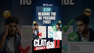CLAT 2027 Reading comprehension #readingcomprehension #rc #daile #clat2027 #legaledge