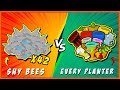How fast can planters grow using 42 shy bees in bee swarm simulator