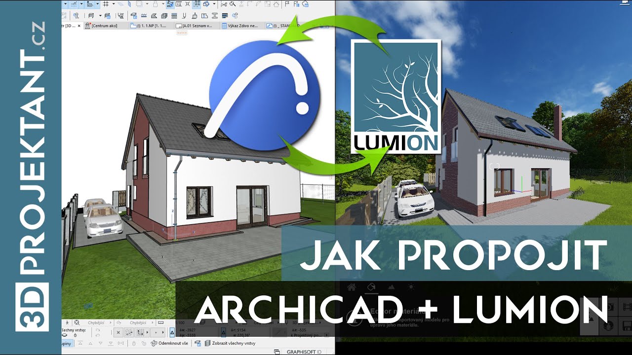 Jak propojit Lumion a Archicad?