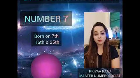 BEST CAREER CHOICES FOR NUMEROLOGY NUMBER 7. 💰🏆BORN ON 7, 16TH AND 25TH. PRIYAARAAJ & GEETA R ANEJA