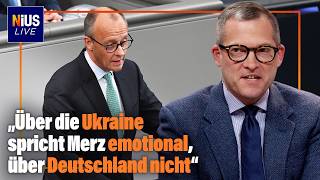 Merz gegen Weidel: „Über die Ukraine spricht Merz emotional, über Deutschland nicht“ I NIUS Live