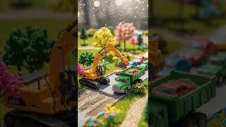 Tractor working on Road #kidsvideos#kidstoys#toys#toyvideos#toyreview#toyfun#kidsfun#toyshorts