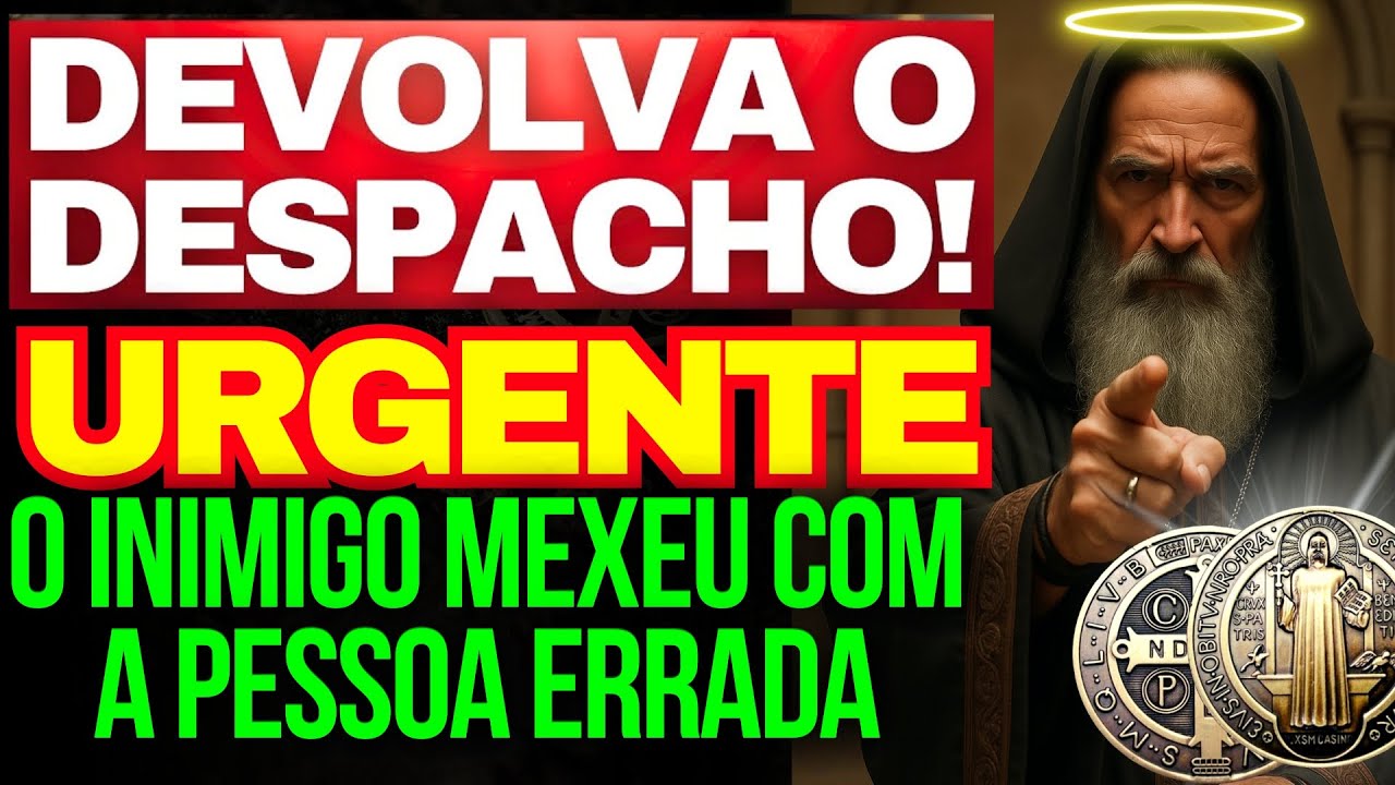 QUEM FEZ MAL PRA VOCÊ VAI SENTIR O RETORNO! ORAÇÃO DE SÃO BENTO CONTRA MAGIA, INIMIGOS E FEITIÇOS!