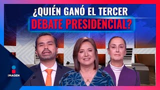 Tercer debate presidencial 2024: Representantes de los candidatos hablan del tema | Francisco Zea
