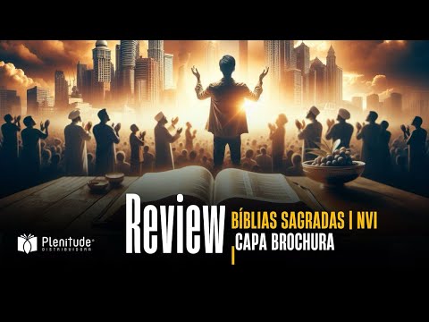 Vídeo: Bíblia Sagrada Leão Forte | NVI | Letra Normal | Capa Brochura