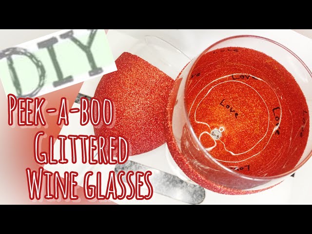 DIY Glitter Wine Glass, Upbeat Soles