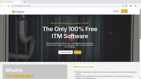 FireModule ITM Software Demo