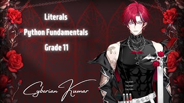 literals in python - CBSE - Grade 11 - Computer Science