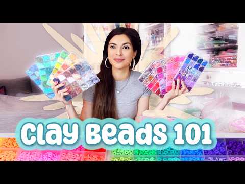 EVERYTHING about CLAY BEADS ✨ Jewelry Making for Beginners - How To Earrings & Bracelets