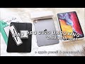 IPAD PRO 2020 (11”) + APPLE PENCIL 2 UNBOXING with accessories *chill with me*