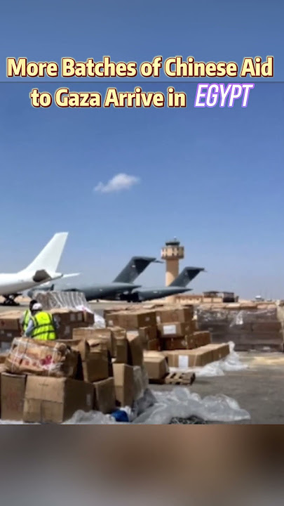 More batches of Chinese aid to gaza arrive in Egypt  #china #fyp #fypシ #aid #gaza