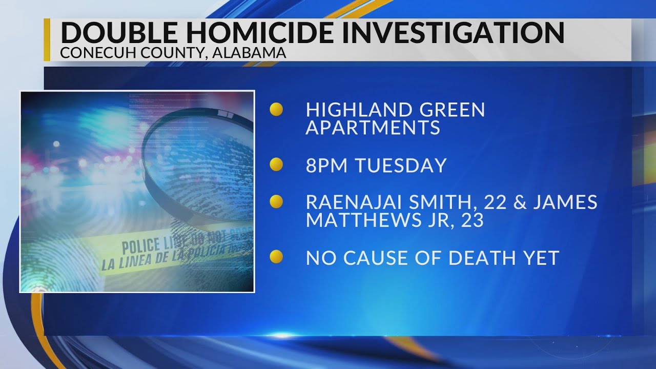 Conecuh Co. Coroner investigating double homicide in Evergreen YouTube