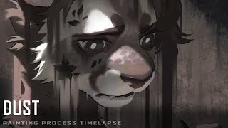 Dust - painting process timelapse (commission)