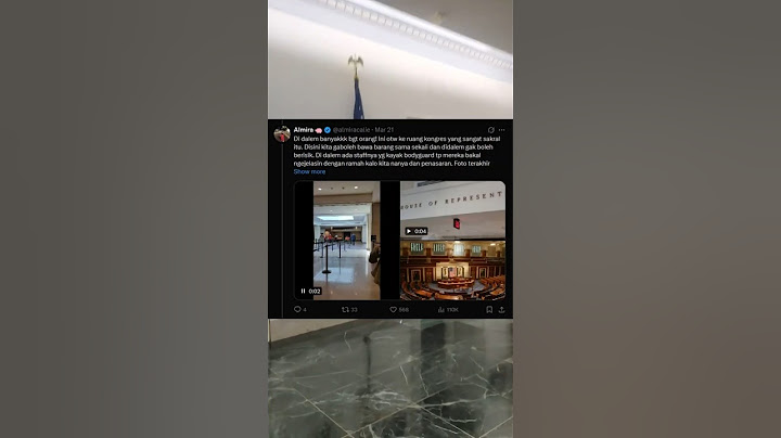 Ketika Orang Indo masuk gedung "DPR" Amerika...