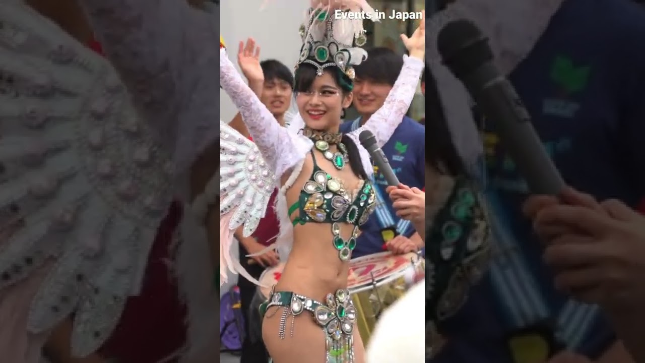 ⁣紫娘 ダンスレッスン 可愛くて貴重な声 ウニアン 女子大生サンバ 北千住 2019 samba Japanese