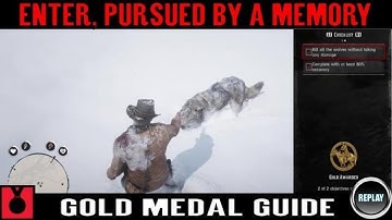 Red dead Redemption 2 Enter, Pursued by a Memory Gold Medal - Gold Rush Trophy / Achievement REPLAY