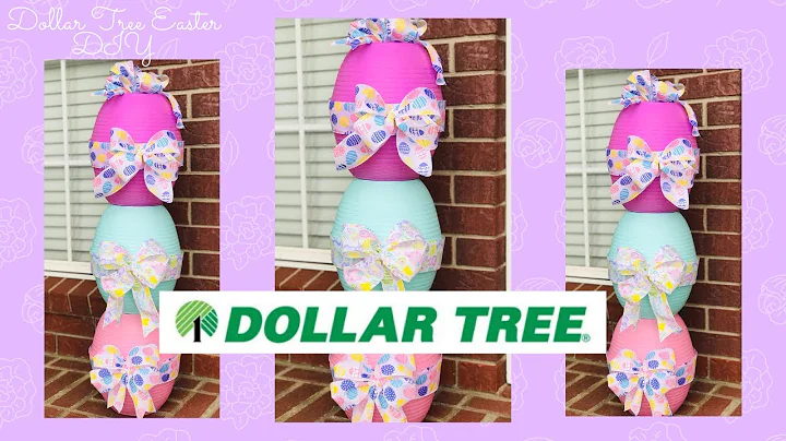 $1 DOLLAR TREE EASTER TOPIARY SPRING HOME DECOR IDEAS 🐇 EASTER EGGS DIY🌷🐰🌷
