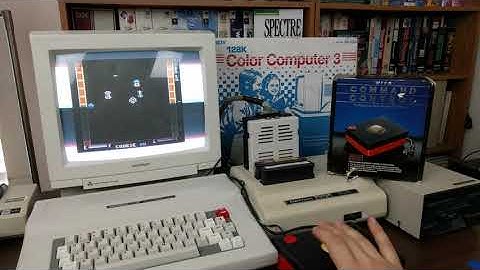 Wico Trackball On Tandy TRS-80 Color Computer (CoCo) 3