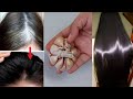 Gray Hair Turn To Black Hair Naturally Permanently with Garlic || Super fast hair growth with garlic