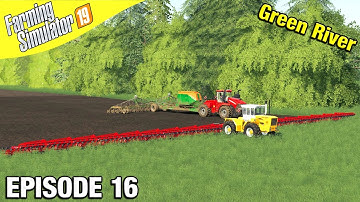 WORLDS WIDEST CULTIVATOR? Farming Simulator 19 - Green River with Daggerwin Ep 16