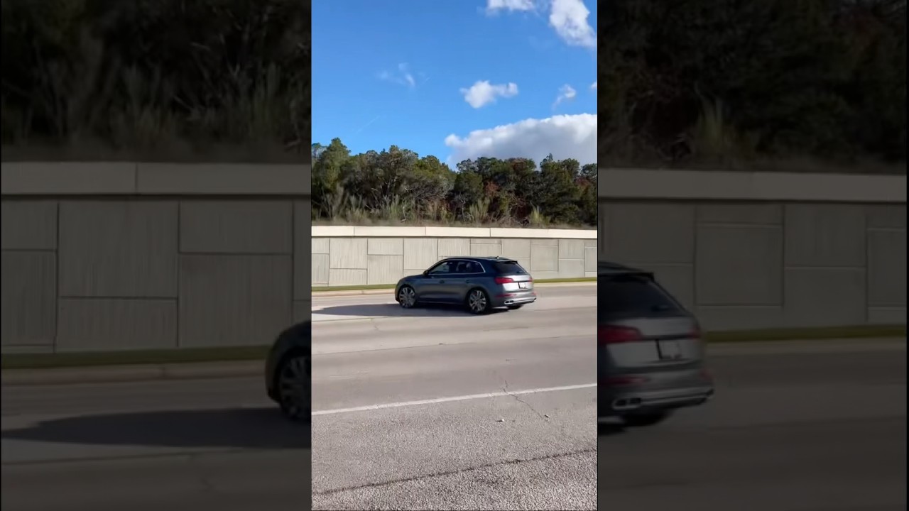 Audi B9 SQ5 stock exhaust with CTS Turbo intake mini pull