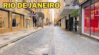 Downtown Rio de Janeiro Isn't Like Before: Closed Shops and Empty Streets