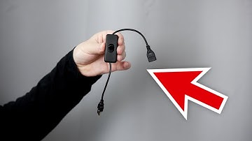 USB Power Switch Cable - Great For USB Devices That You Want To Disconnect Without Unplugging!