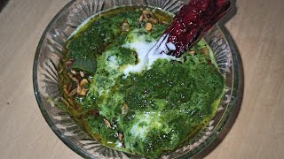 Nutritious and tasty Dhaba Style Lassoni Palak🥬 |Shravan special|Healthy and tasty for children screenshot 5