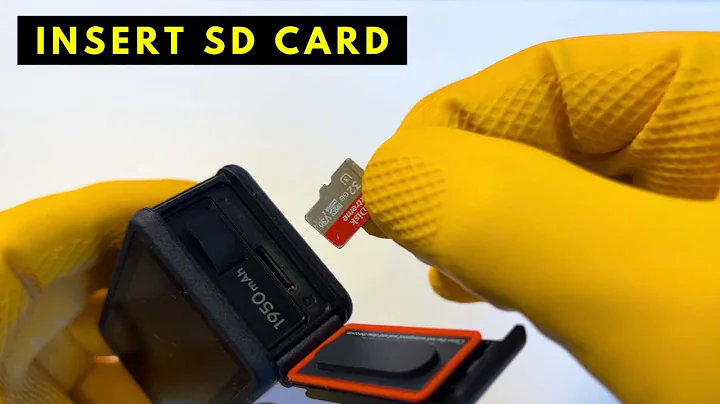 DJI Osmo Action 5: How to Insert the SD Card