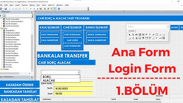 Excel VBA | Ana Form Tasarım