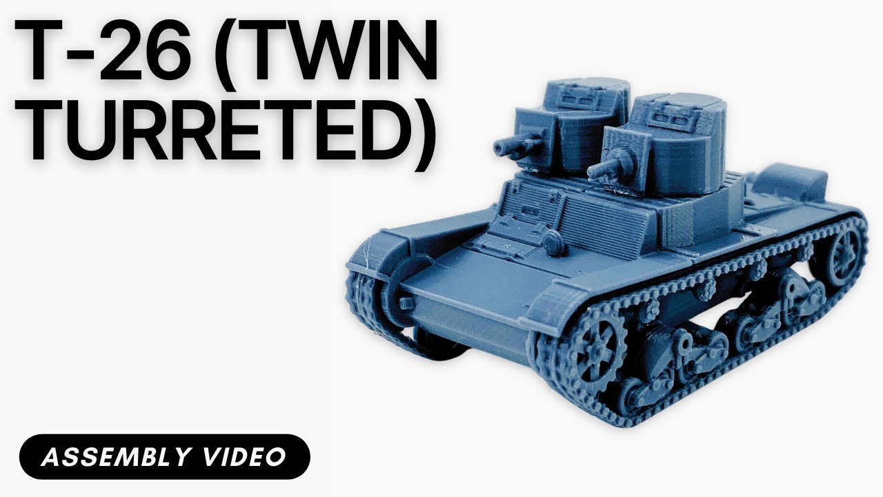 T-26 (twin turreted) Assembly Video