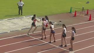 2023 15大学対校戦 女子4×400mR 決勝 1組4レーン武田-加藤-川崎-國澤
