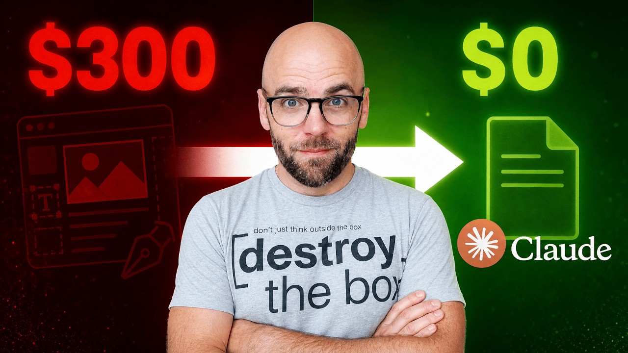 I replaced my $300 designer with Claude AI