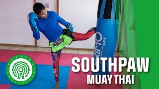 Southpaw Muay Thai - Bag Work Training for Fighters with Jompop Kiatphontip
