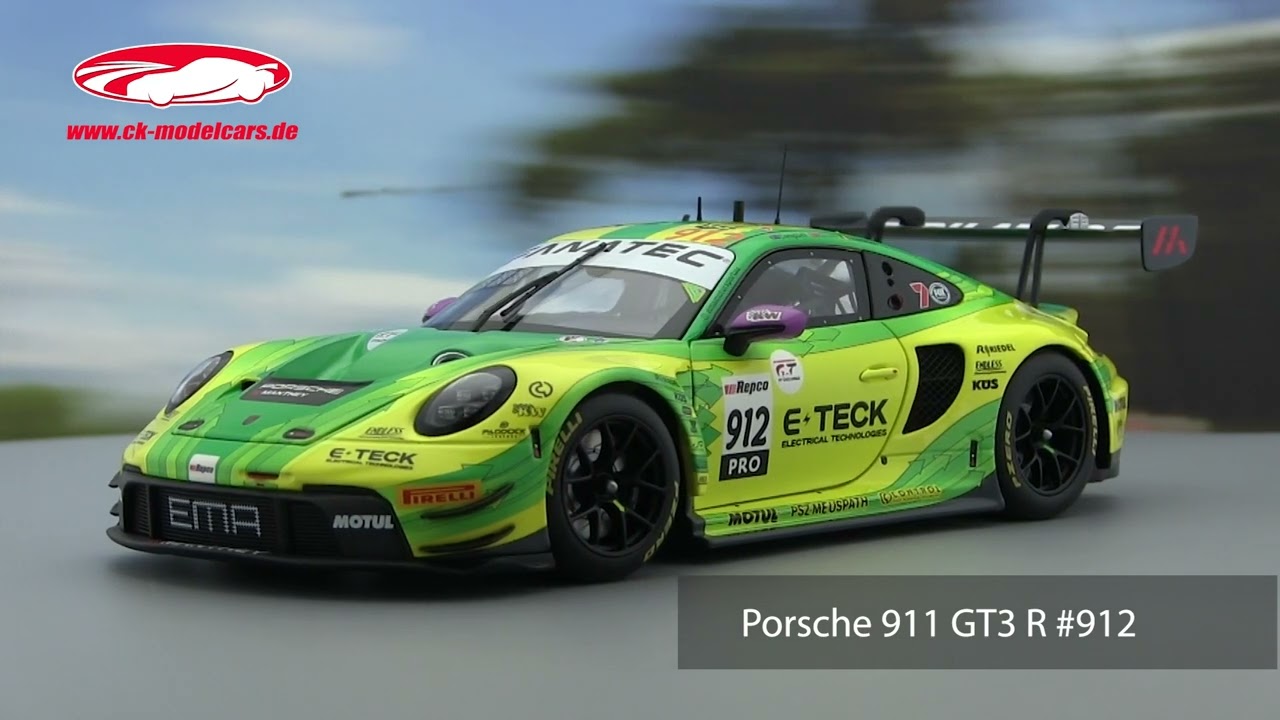 Minichamps 1:18 Porsche 911 GT3 R #912 Winner 12h Bathurst 2024