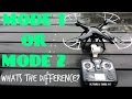 SYMA DRONES MODE 1 or MODE 2 . Whats The Difference You Say - RC HINTS & TIPS