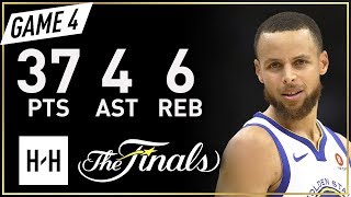 Stephen Curry Full Game 4 Highlights Warriors vs Cavaliers 2018 NBA Finals - 37 Pts, 6 Ast, 4 Reb!